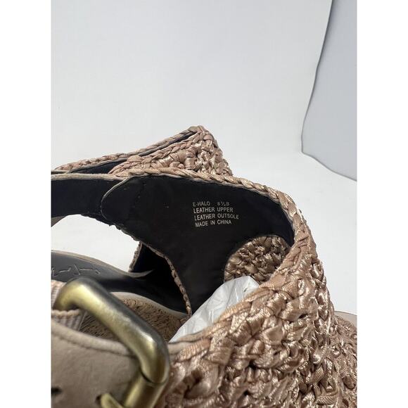 2000s Elizabeth & James size 8.5B Indie Sleaze Olsen Twins Crochet Wedge - Picture 7 of 11